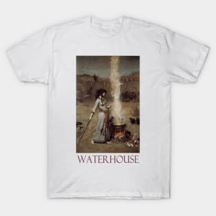 The Magic Circle by John William Waterhouse T-Shirt